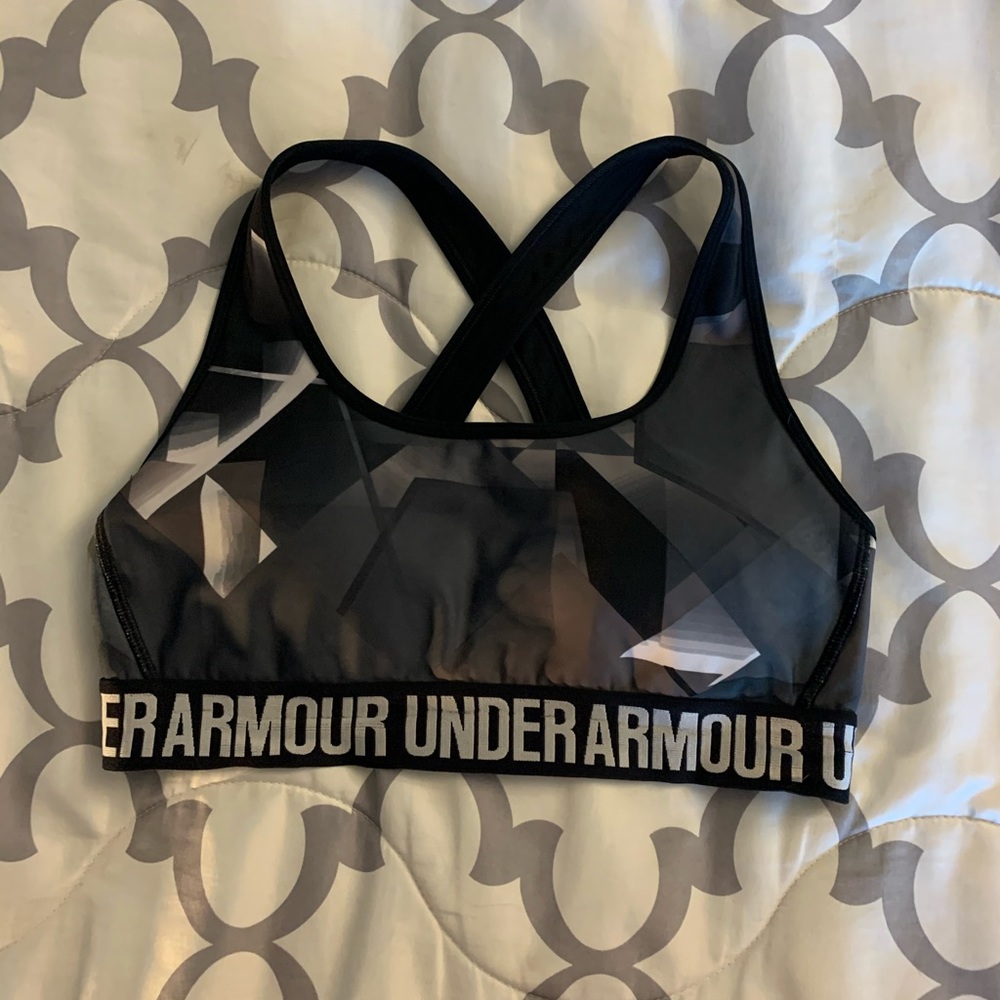 Under armour, sport bra.